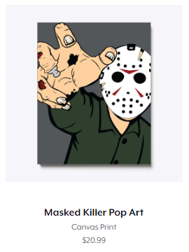 Big Hush Jason Mask Pop Art